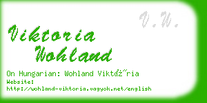 viktoria wohland business card